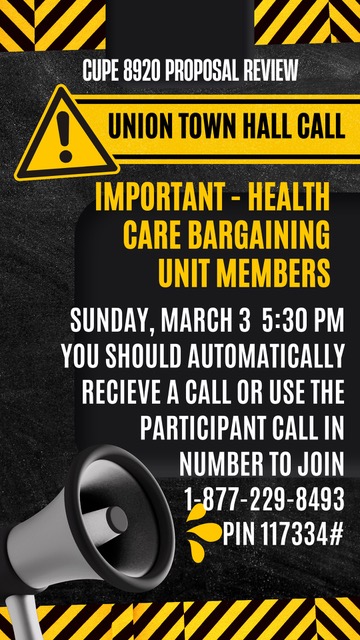 Health Care Bargaining Update Town Hall Call